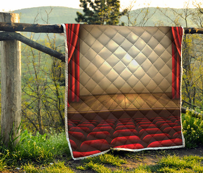 Theater Stage Print Quilt