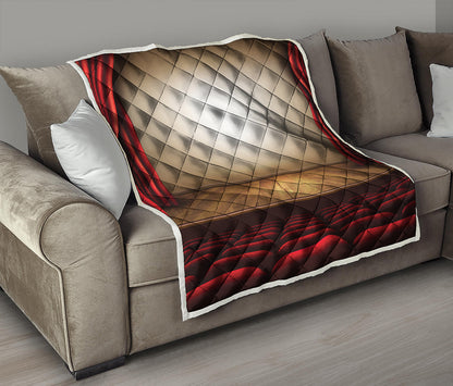 Theater Stage Print Quilt