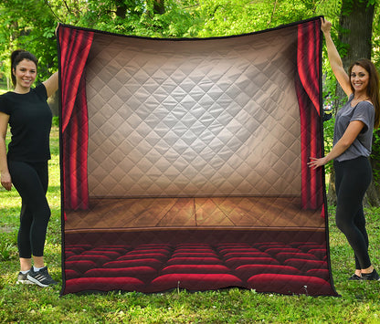 Theater Stage Print Quilt
