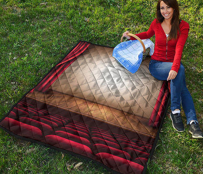 Theater Stage Print Quilt