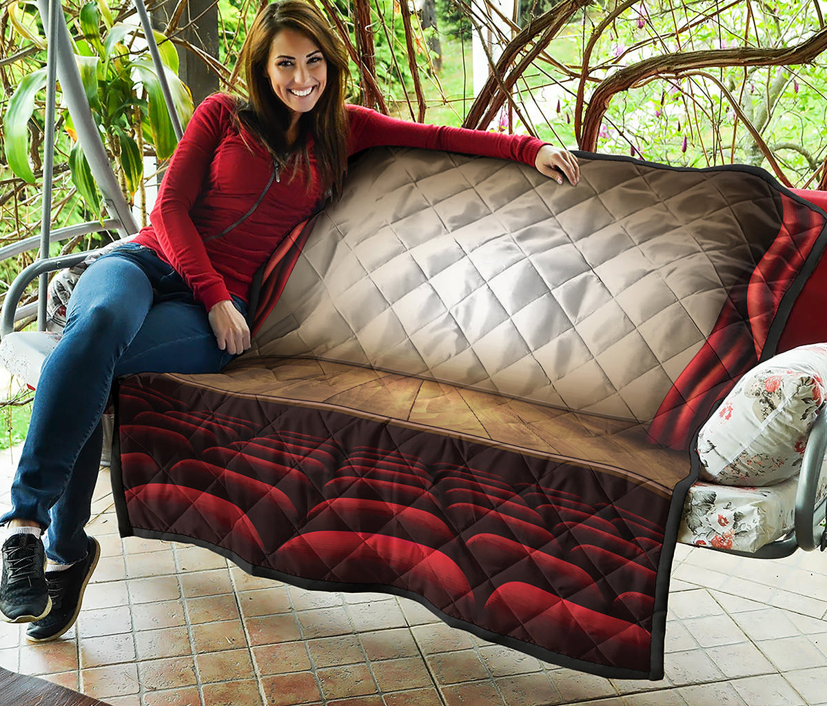 Theater Stage Print Quilt