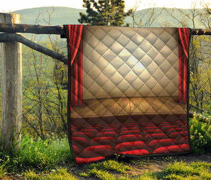 Theater Stage Print Quilt