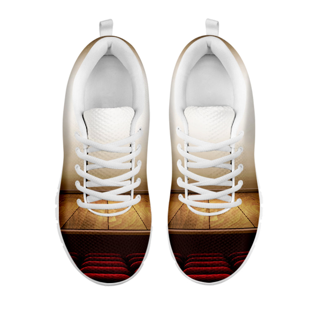 Theater Stage Print White Sneakers