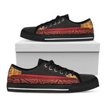 Theatre Stage Print Black Low Top Shoes