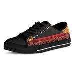 Theatre Stage Print Black Low Top Shoes