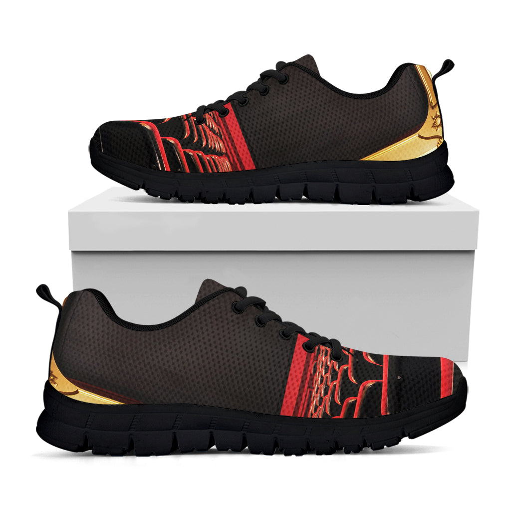 Theatre Stage Print Black Sneakers