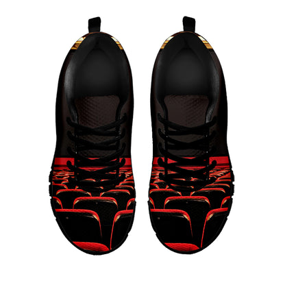 Theatre Stage Print Black Sneakers