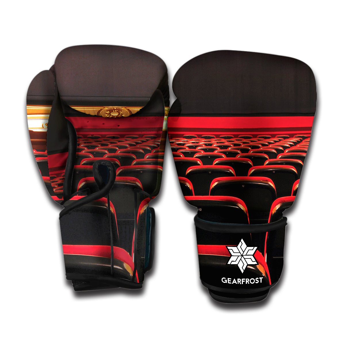 Theatre Stage Print Boxing Gloves