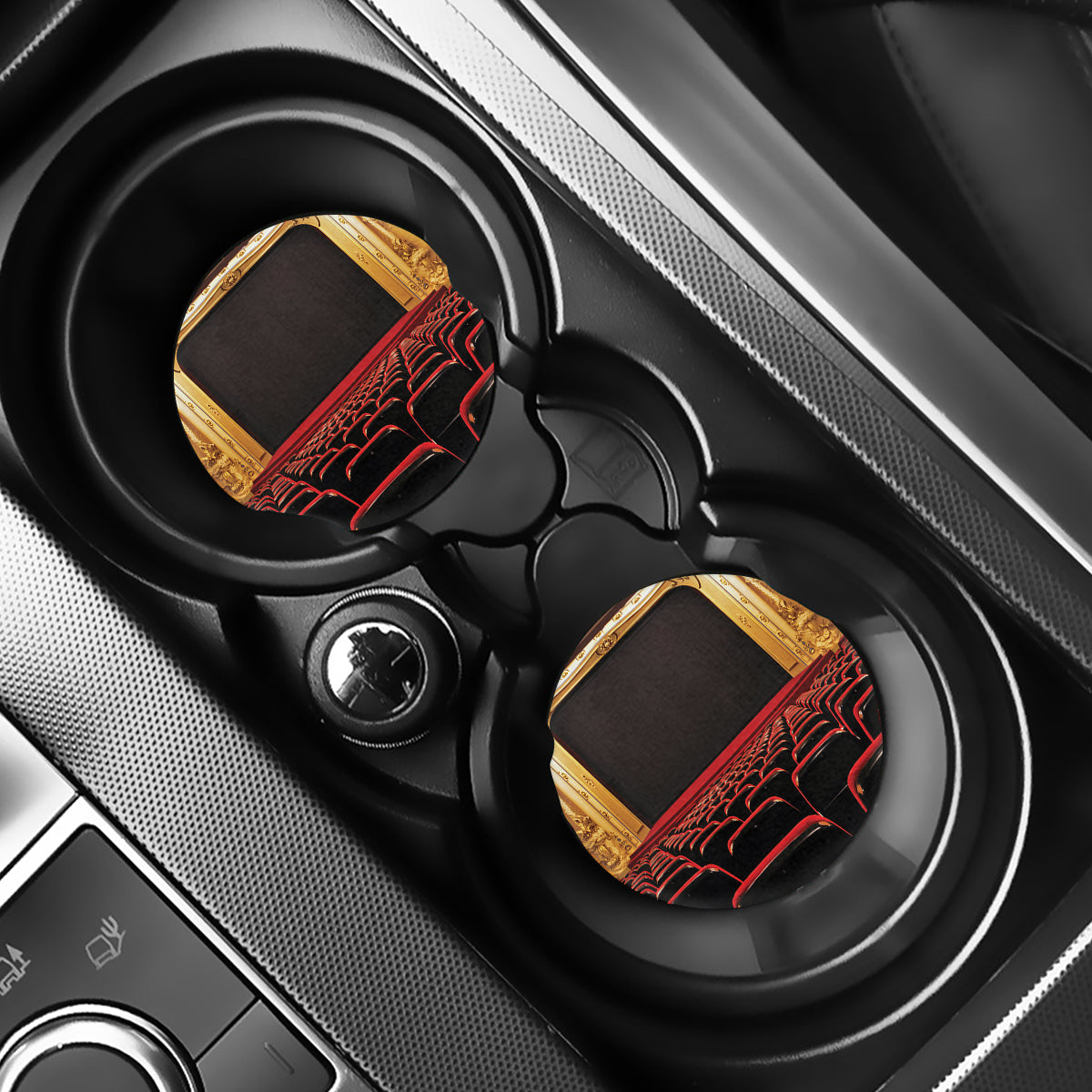 Theatre Stage Print Car Coasters