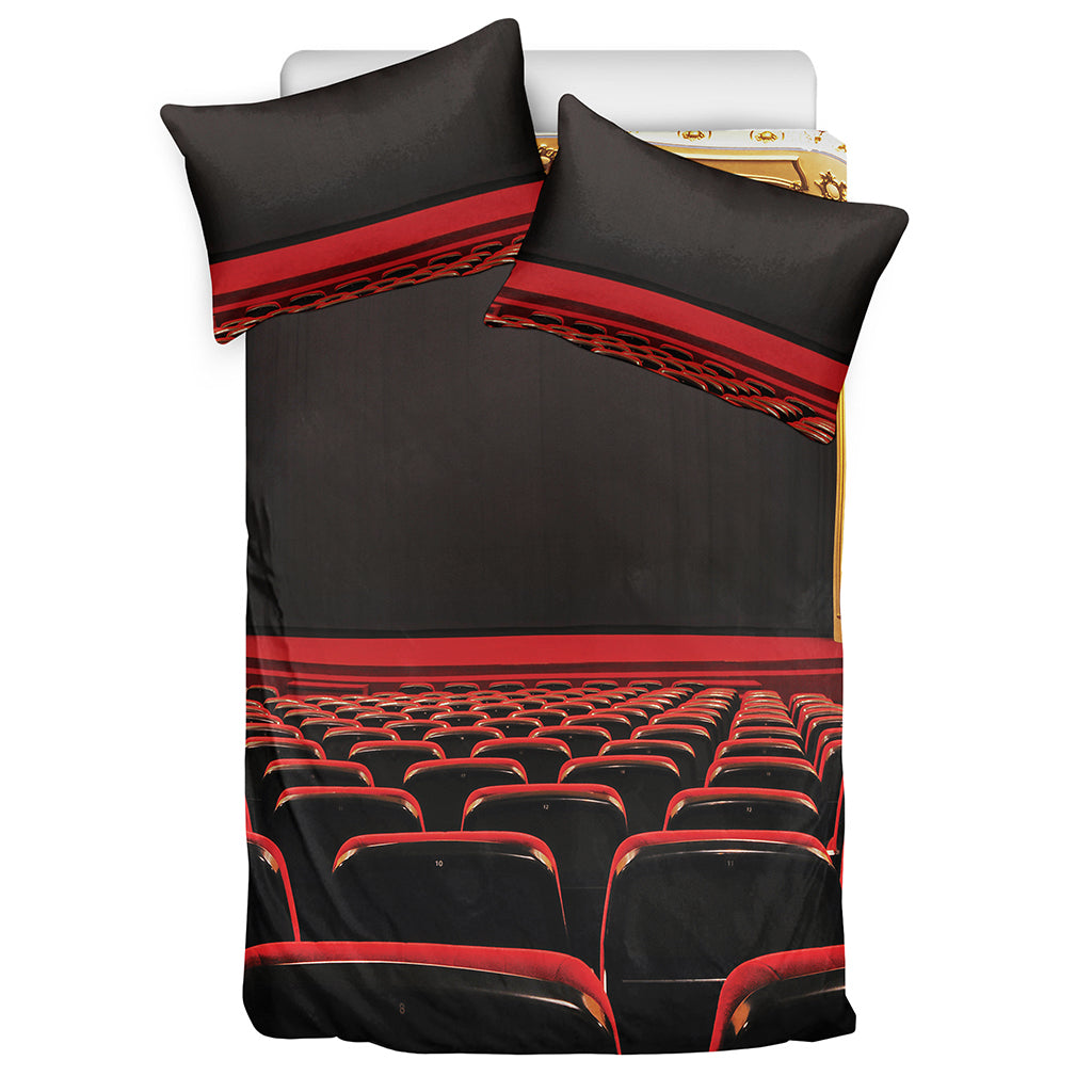 Theatre Stage Print Duvet Cover Bedding Set