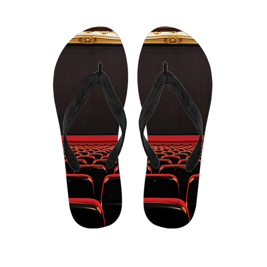 Theatre Stage Print Flip Flops