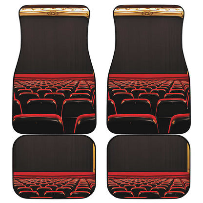 Theatre Stage Print Front and Back Car Floor Mats