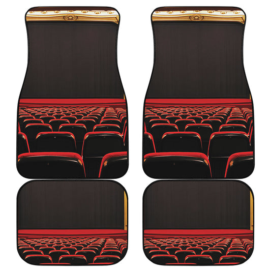 Theatre Stage Print Front and Back Car Floor Mats