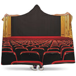 Theatre Stage Print Hooded Blanket