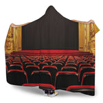 Theatre Stage Print Hooded Blanket