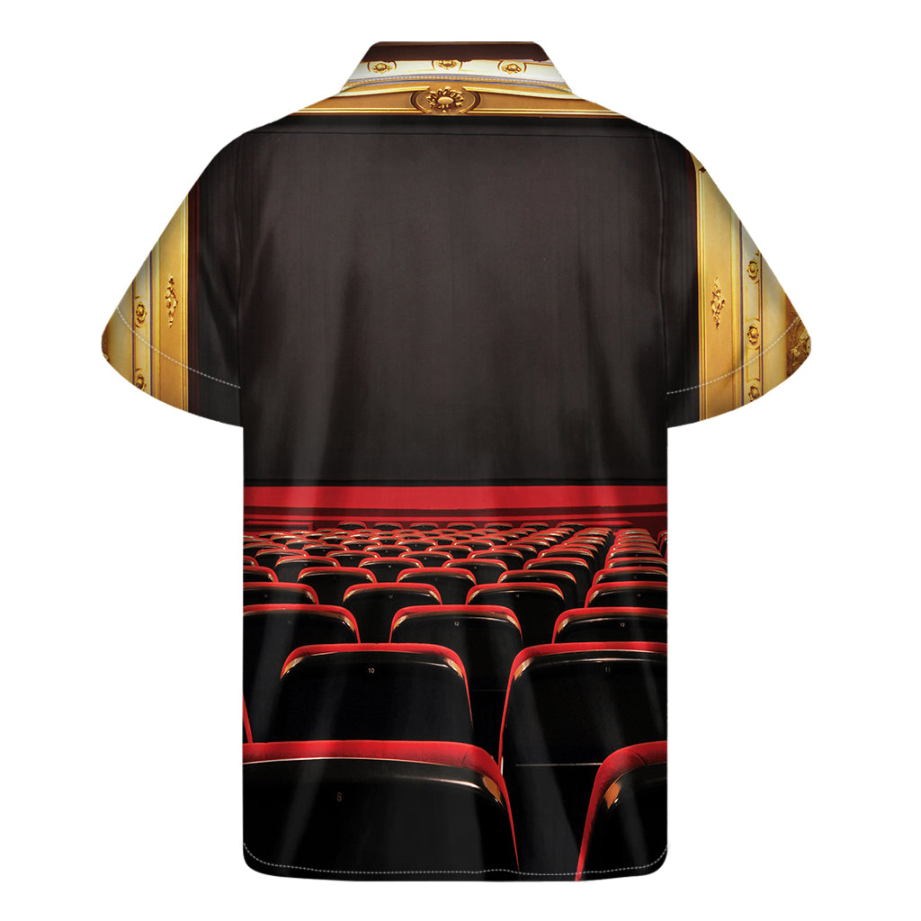 Theatre Stage Print Men's Short Sleeve Shirt