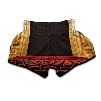Theatre Stage Print Muay Thai Boxing Shorts