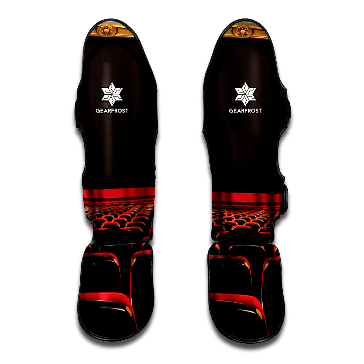 Theatre Stage Print Muay Thai Shin Guard
