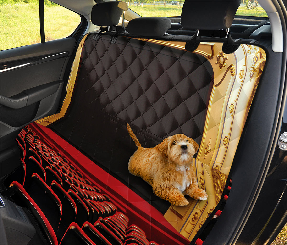 Theatre Stage Print Pet Car Back Seat Cover