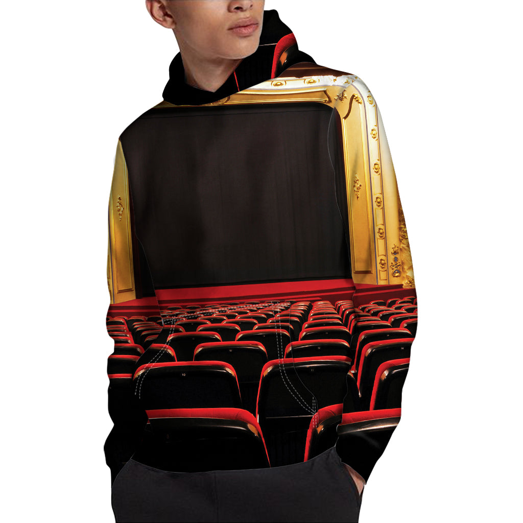 Theatre Stage Print Pullover Hoodie