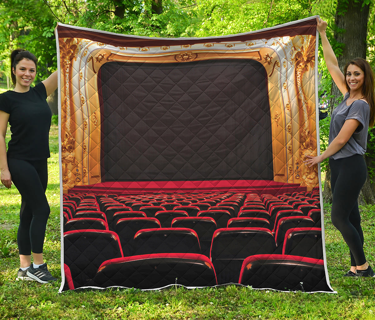 Theatre Stage Print Quilt