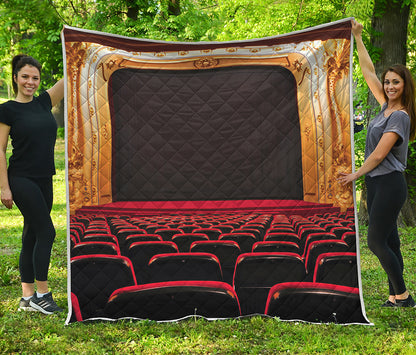 Theatre Stage Print Quilt