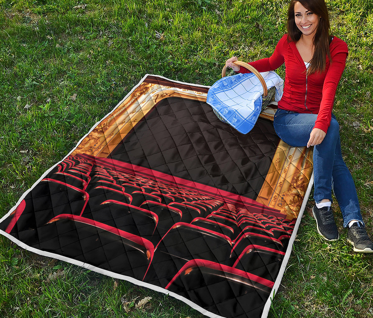 Theatre Stage Print Quilt