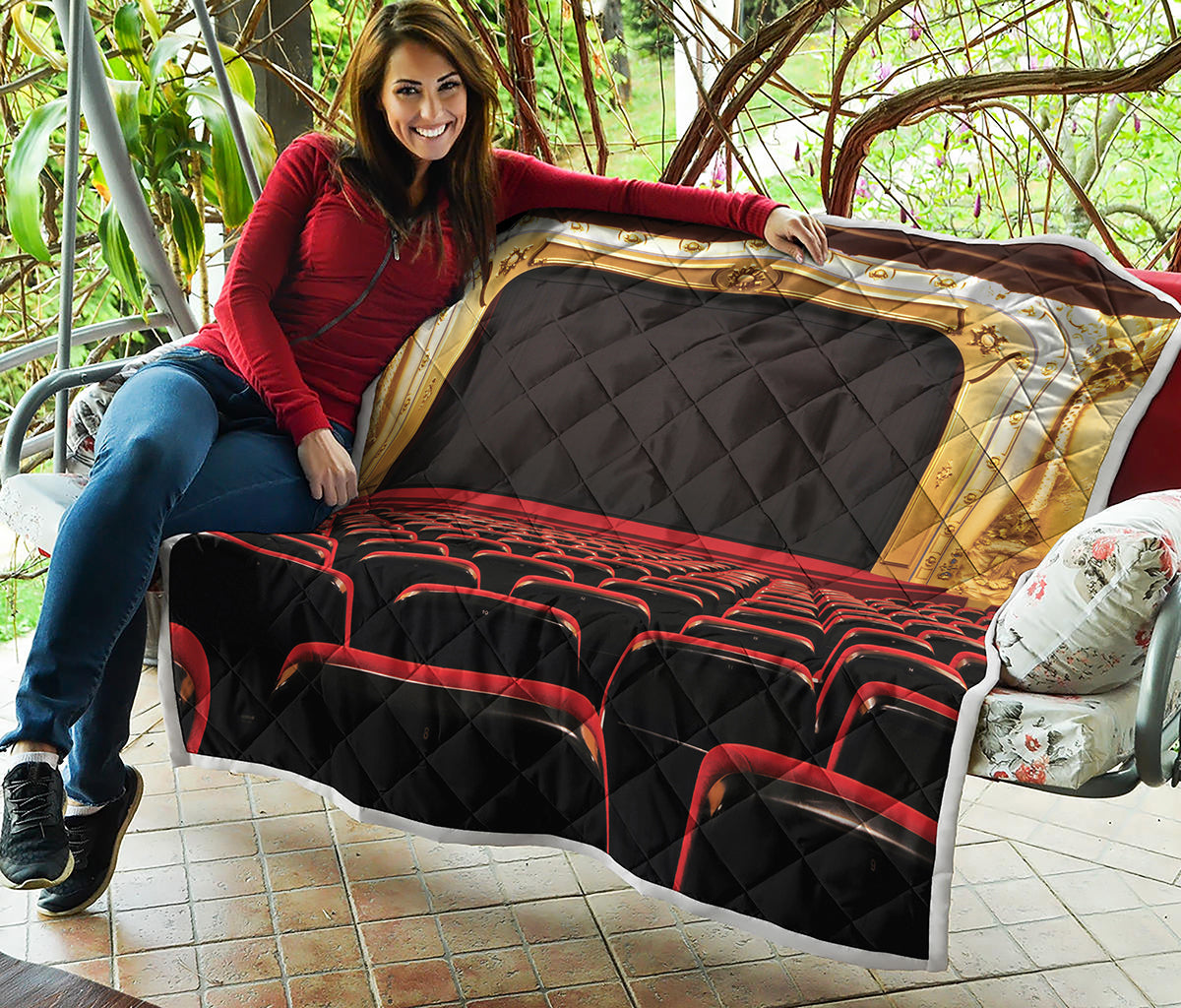 Theatre Stage Print Quilt