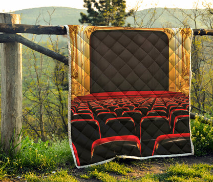 Theatre Stage Print Quilt