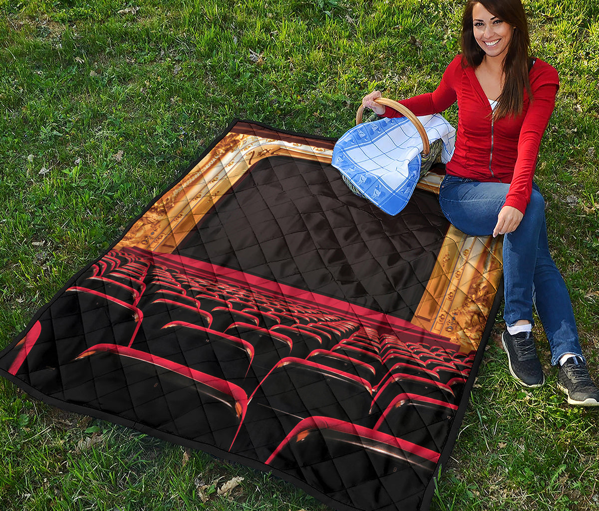 Theatre Stage Print Quilt