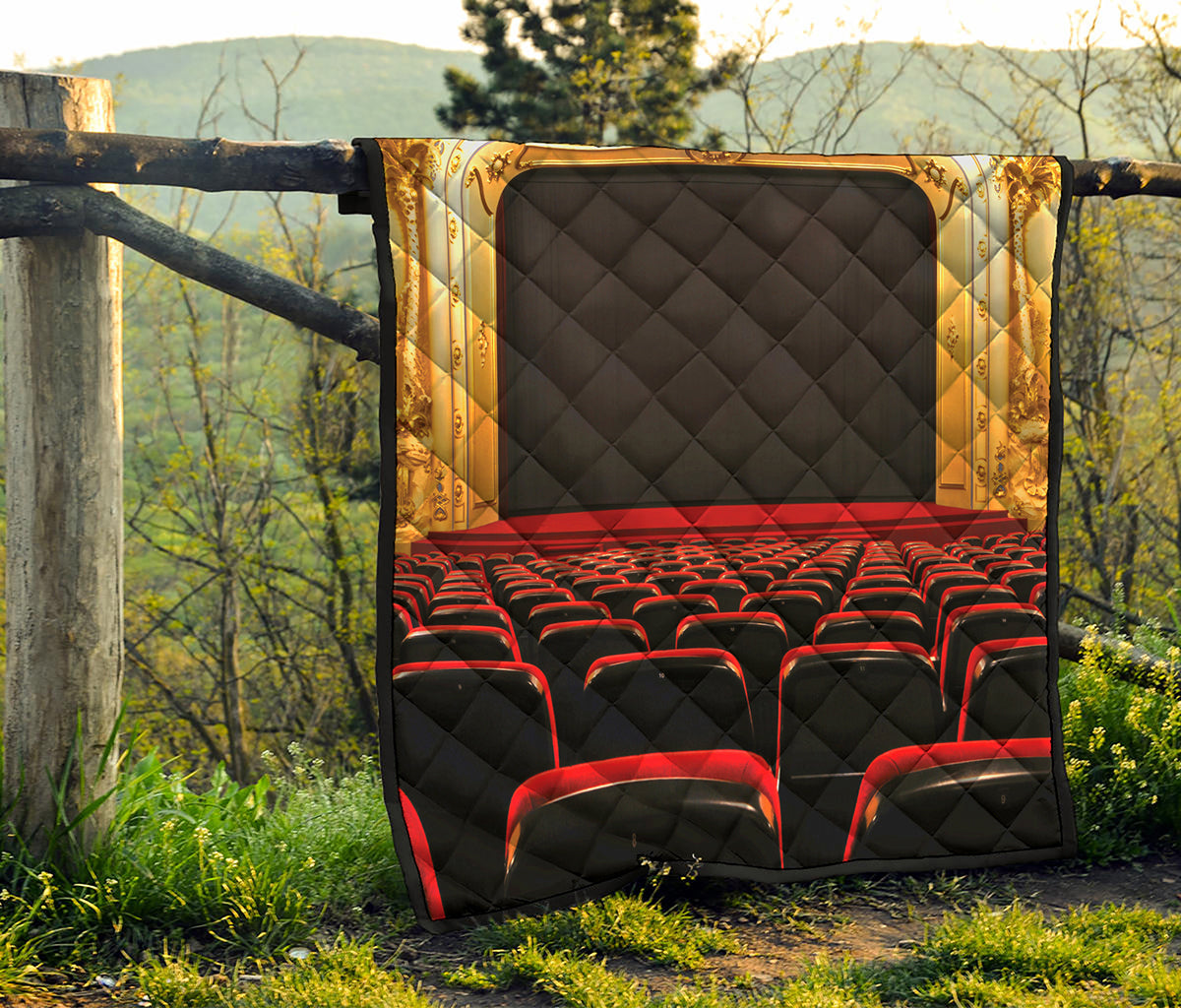 Theatre Stage Print Quilt