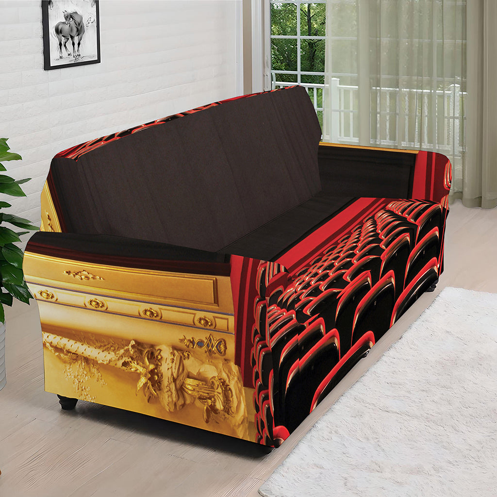 Theatre Stage Print Sofa Cover