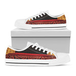 Theatre Stage Print White Low Top Shoes