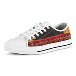 Theatre Stage Print White Low Top Shoes
