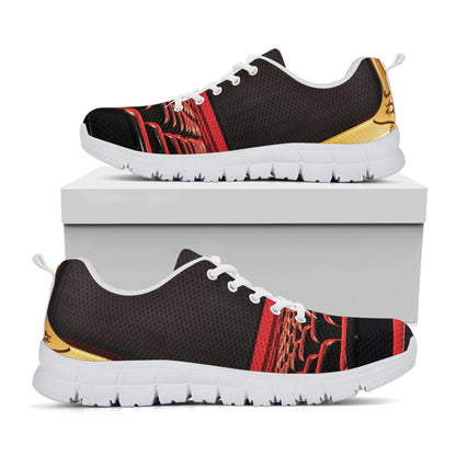Theatre Stage Print White Sneakers