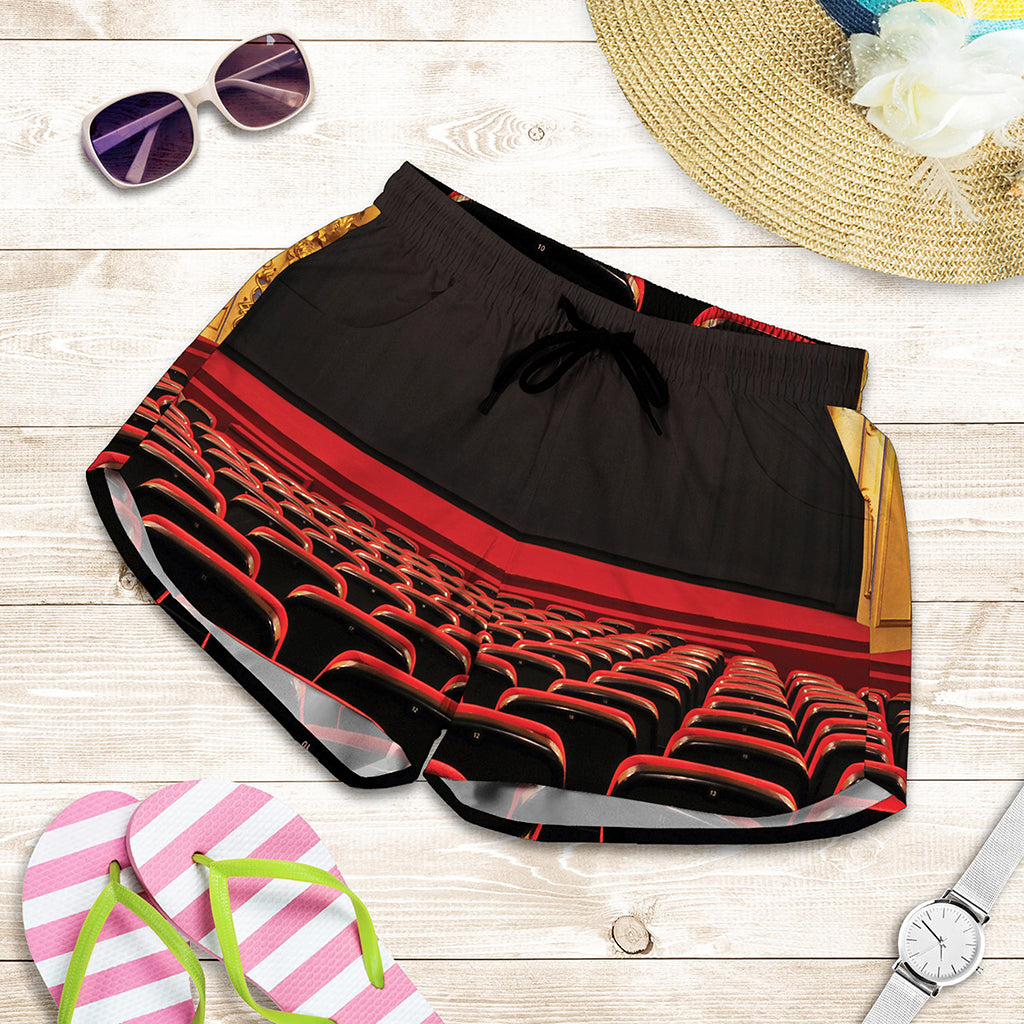Theatre Stage Print Women's Shorts