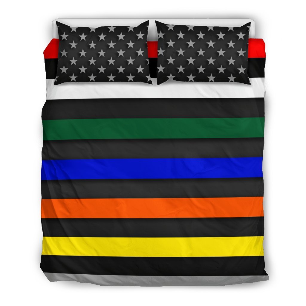 Thin All Lines Duvet Cover Bedding Set GearFrost