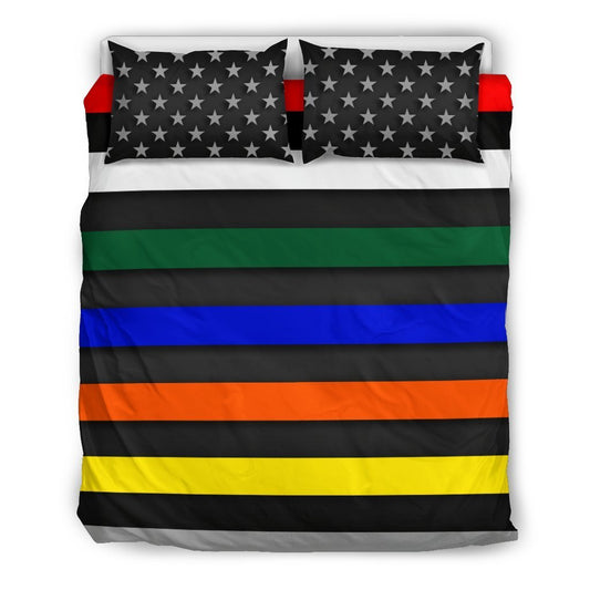 Thin All Lines Duvet Cover Bedding Set GearFrost