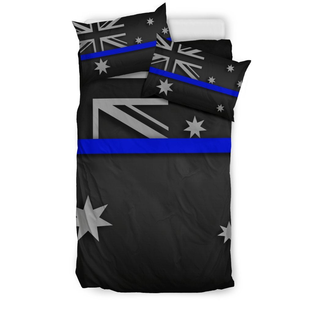 Thin Blue Line Australia Duvet Cover Bedding Set GearFrost