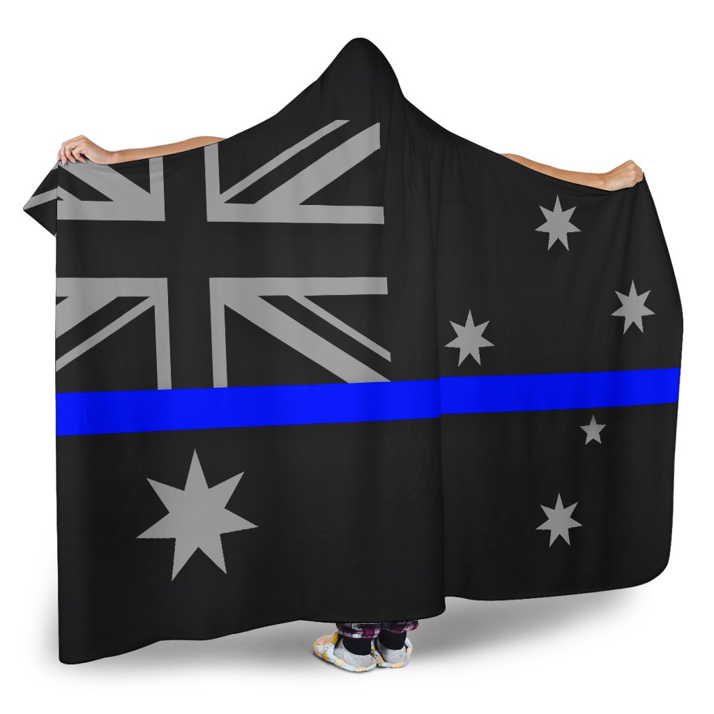 Thin Blue Line Australia Hooded Blanket GearFrost