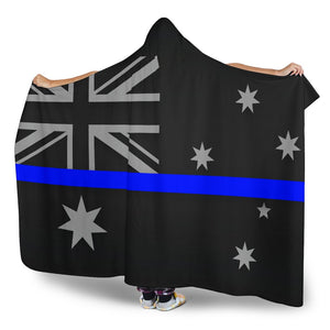 Thin Blue Line Australia Hooded Blanket GearFrost