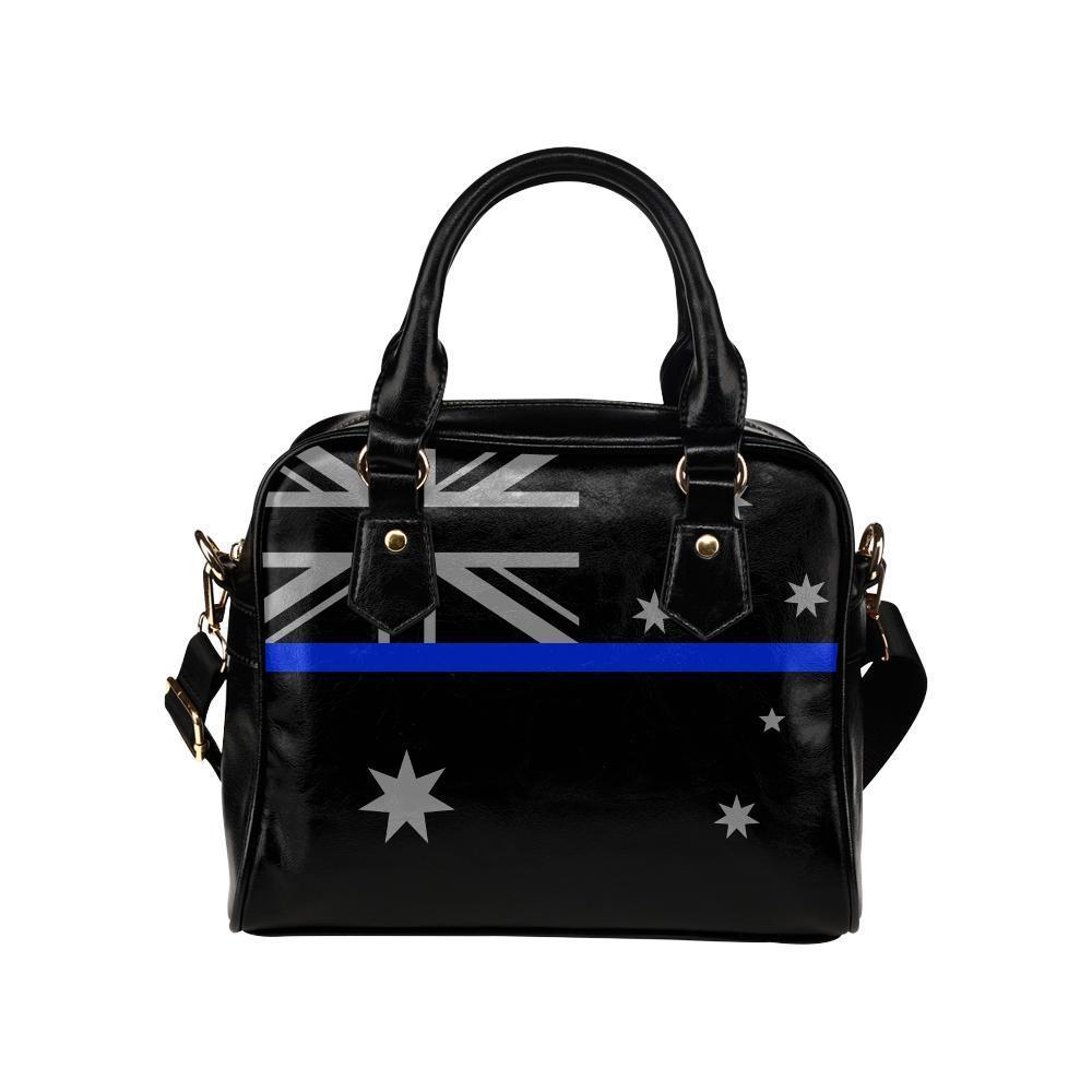 Thin Blue Line Australia Leather Shoulder Handbag GearFrost