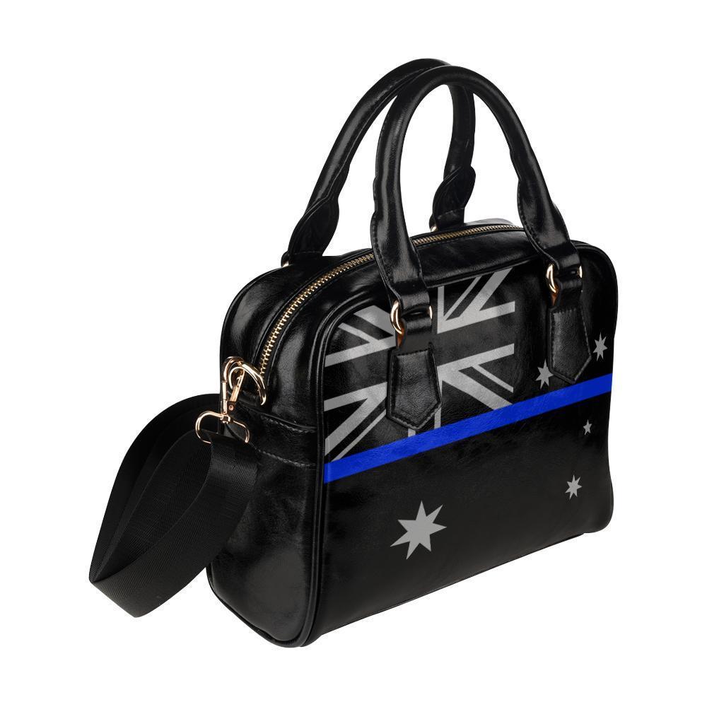 Thin Blue Line Australia Leather Shoulder Handbag GearFrost