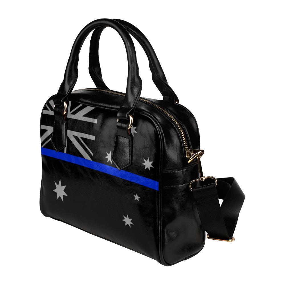 Thin Blue Line Australia Leather Shoulder Handbag GearFrost