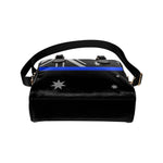 Thin Blue Line Australia Leather Shoulder Handbag GearFrost