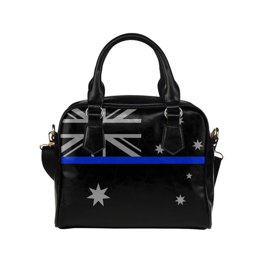 Thin Blue Line Australia Leather Shoulder Handbag GearFrost
