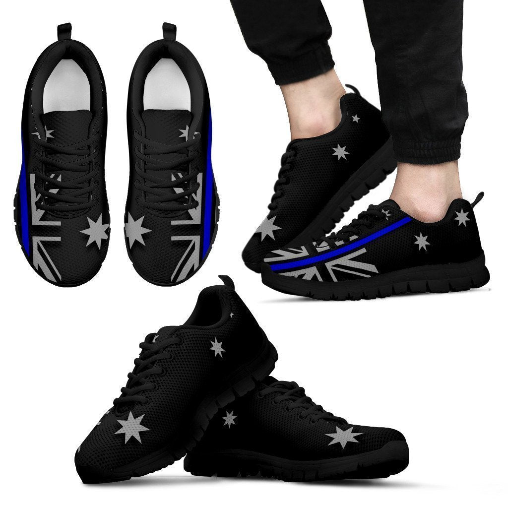 Thin Blue Line Australia Men's Sneakers GearFrost