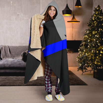 Thin Blue Line Canada Hooded Blanket GearFrost