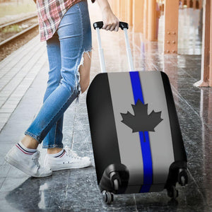 Thin Blue Line Canada Luggage Cover GearFrost
