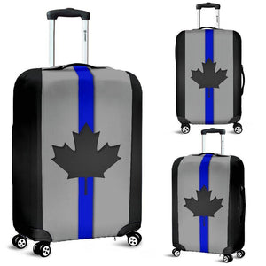 Thin Blue Line Canada Luggage Cover GearFrost